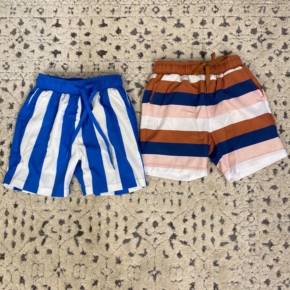 Boys size 4/5 swim trunk bundle